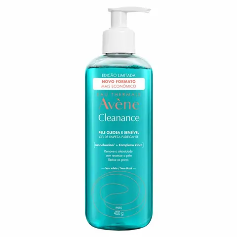 Avène Cleanance Gel de Limpeza Facial 400g — Avène
