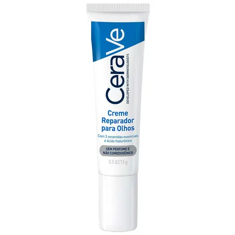 Creme Reparador para Olhos com Ácido Hialurônico e Ceramidas CeraVe 15ml — CeraVe