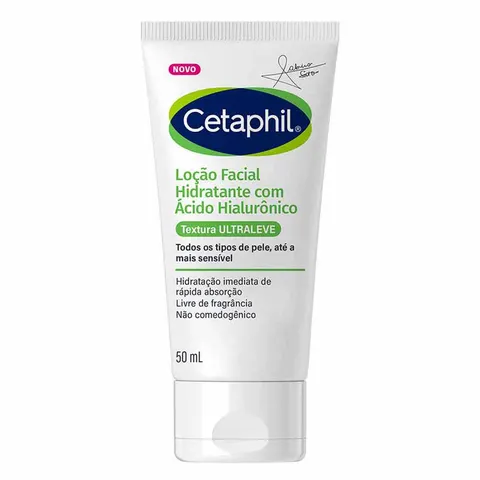 Loção Facial Hidratante com Ácido Hialurônico Cetaphil 50ml — Cetaphil