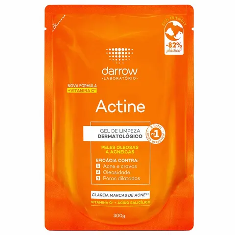 Darrow Actine Gel de Limpeza Facial Refil 300g — Darrow