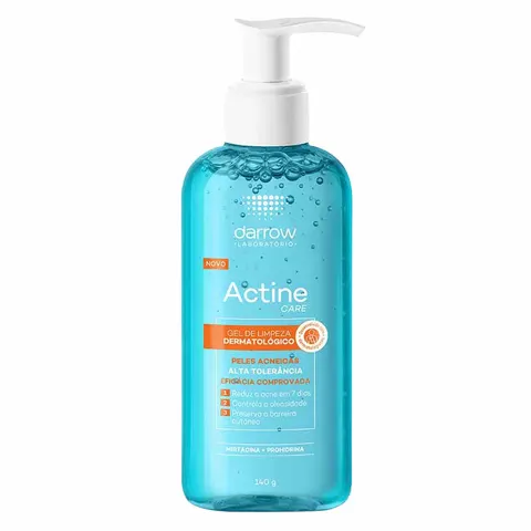 Gel de Limpeza Facial Darrow Actine Care Pele Acneica 140g — Darrow