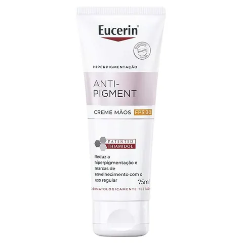EUCERIN Creme de Mãos Clareador de Manchas Anti-Pigment FPS30 75ml — Eucerin
