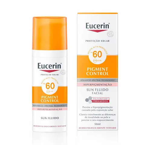 EUCERIN Protetor Solar Facial Antimanchas Pigment Control FPS60 50ml — Eucerin