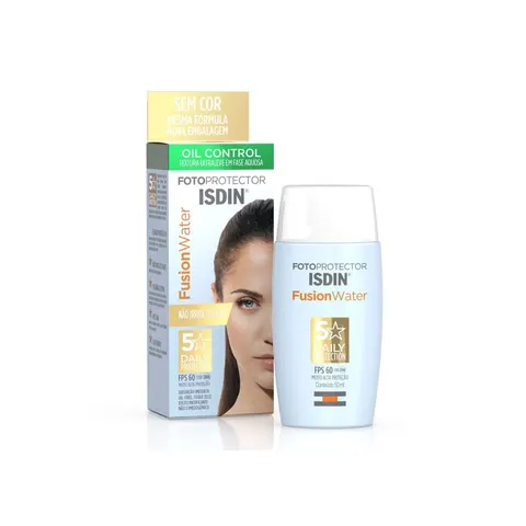 Protetor Solar Facial Isdin - Fusion Water FPS60 - 50ml — Isdin