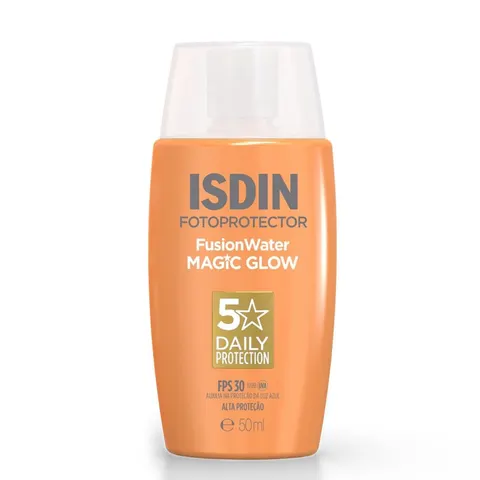 Protetor Solar Facial Isdin Fusion Water Magic Glow FPS30 50ml — Isdin