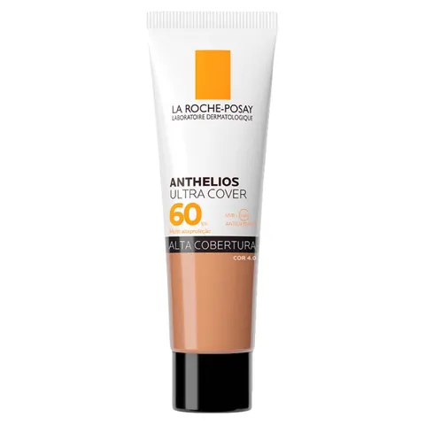 Protetor Solar Facial com Cor Toque Seco FPS 60 La Roche-Posay Anthelios Ultra Cover - Cor 4.0 — La Roche-Posay