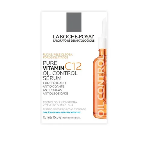 Sérum La Roche-posay Pure Vitamin C12 Oil Control 15ml — La Roche-Posay
