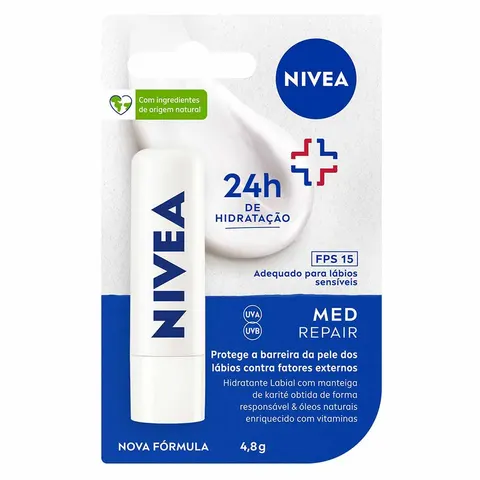 NIVEA Protetor Labial Med Repair FPS15 4,8g — Nivea