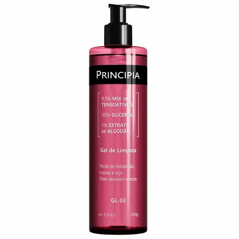 Gel de Limpeza Facial Hidratante Principia Skincare GL-03 350ml — Principia