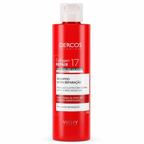 Shampoo Reparação Profunda Vichy Dercos Collagen Repair 17 200ml — Vichy